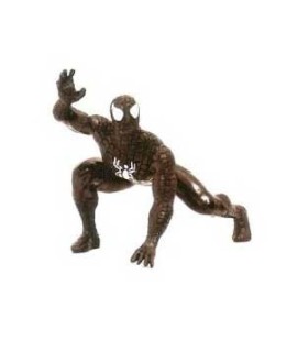 Spiderman negro agachado