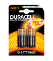 Duracell AAA pack 6