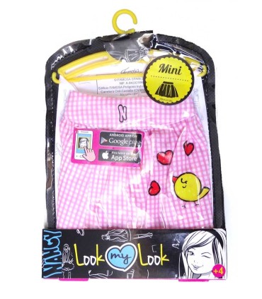 Nancy  - Mini cuadritos rosa