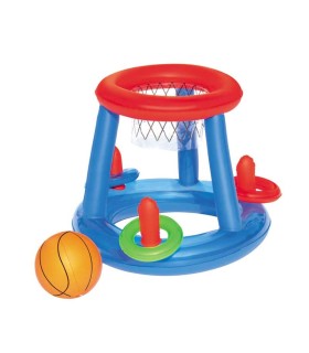 Canasta Hinchable flotante con pelota