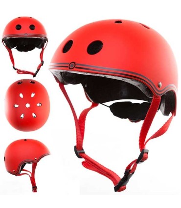 Casco Globber junior rojo
