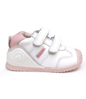 Biomecanics Botita Deportiva Blanca y Rosa