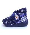 Beppi zapatilla azul estrellas