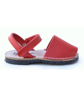 Avarca velcro roja