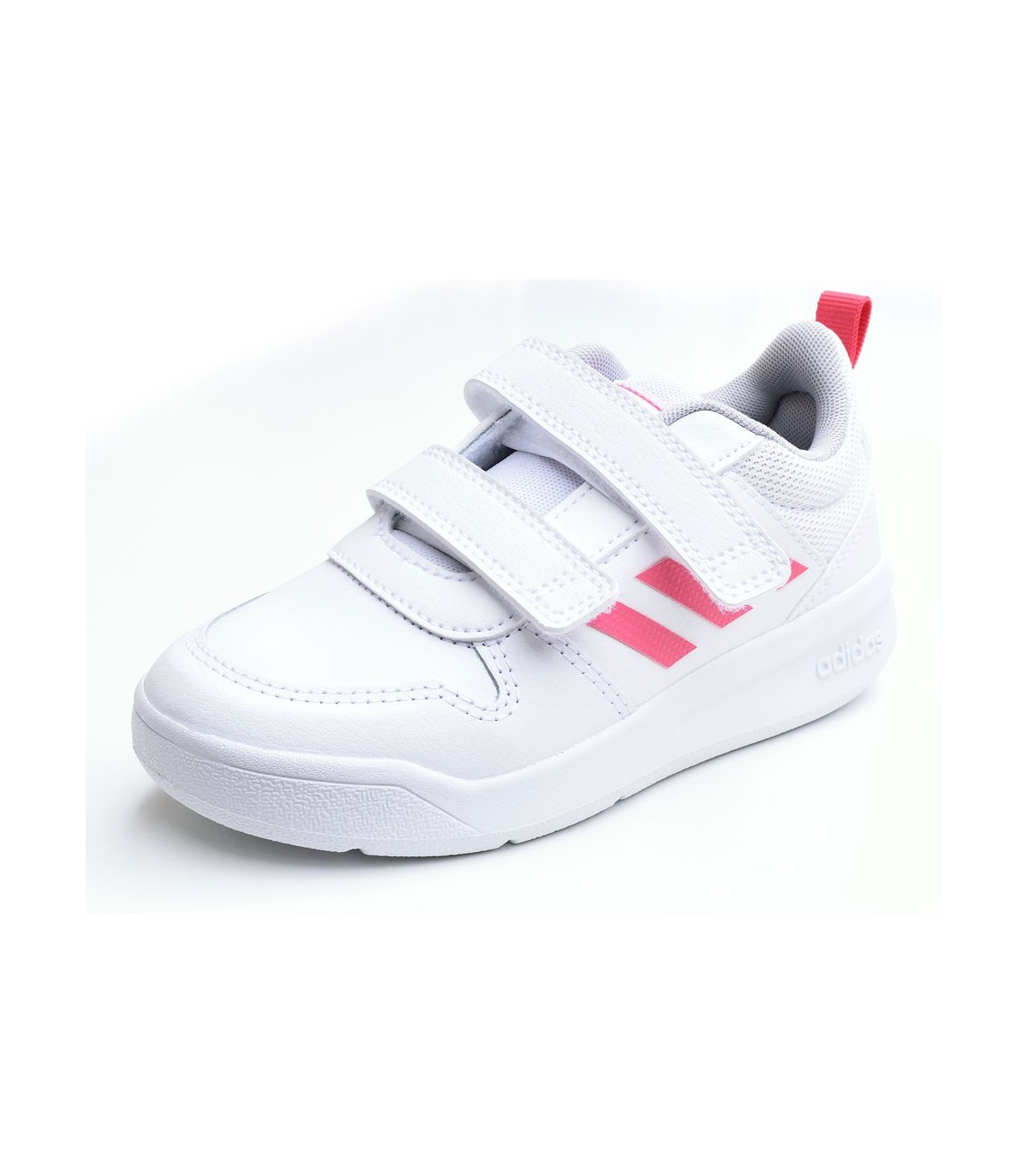 aprobar Especialista Contribuyente Adidas Tensaurus White/Pink Velcro infantil | Deportiva en La Granota