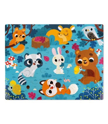 Janod Puzzle Táctil Animales del Bosque