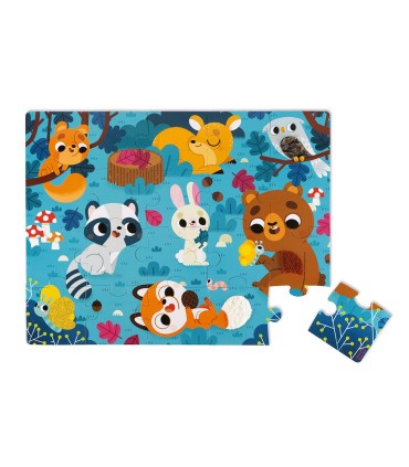Janod Puzzle Táctil Animales del Bosque