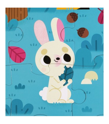 Janod Puzzle Táctil Animales del Bosque