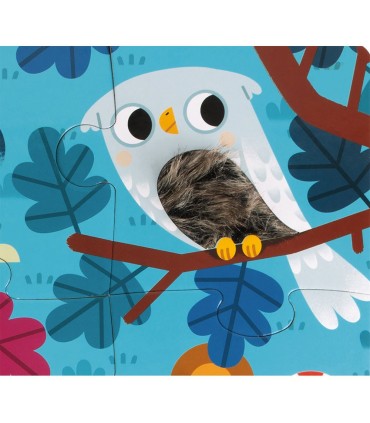 Janod Puzzle Táctil Animales del Bosque