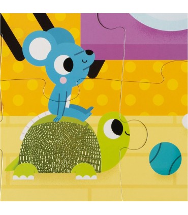 Janod Puzzle Táctil Animales Domésticos