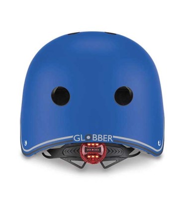 Casco Globber junior primo lights azul