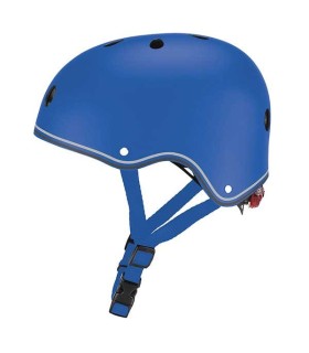 Casco Globber junior primo lights azul