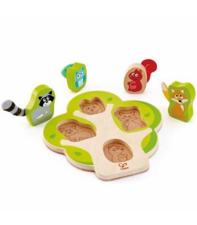 Puzzle Encajable Árbol de Animales