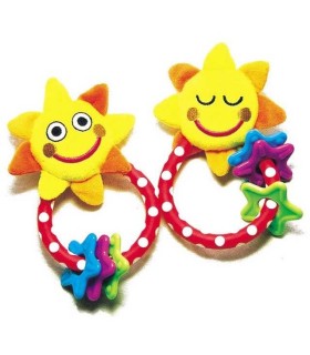 Sassy sonajero sol y estrellas