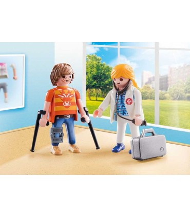 Playmobil 70079 Duo Pack Doctora y Paciente