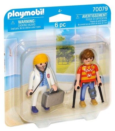 Playmobil 70079 Duo Pack Doctora y Paciente