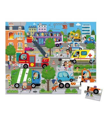 Janod Puzzle Ciudad 36 piezas