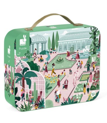 Caja Janod Puzzle Jardín Botánico 200 Piezas