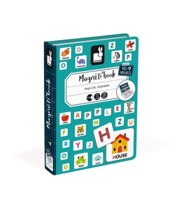 Janod Libro Magnético Alfabeto en Ingles 1