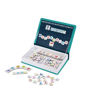 Janod Libro Magnético Alfabeto en Ingles