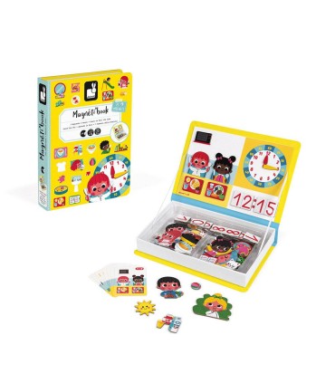 Libro Magnético Aprendo La Hora Janod 2