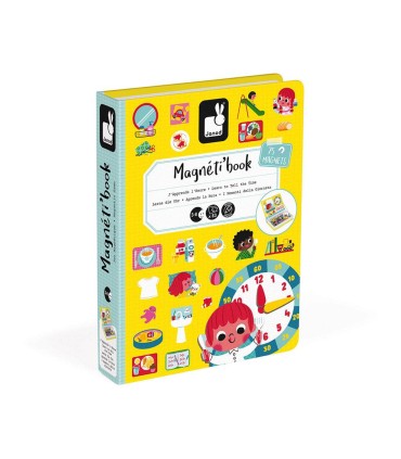 Libro Magnético Aprendo La Hora Janod 3