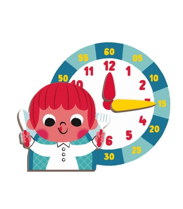 Libro Magnético Aprendo La Hora Janod 5