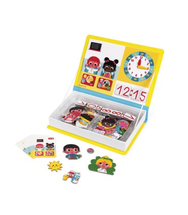 Libro Magnético Aprendo La Hora Janod