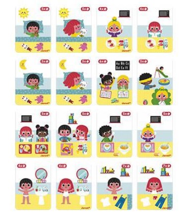 Libro Magnético Aprendo La Hora Janod escenas