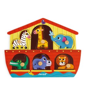 Puzzle encajable Arca de Noé Janod