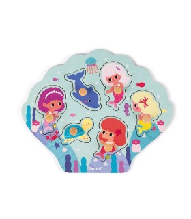 Puzzle Encajable Sirenas Janod