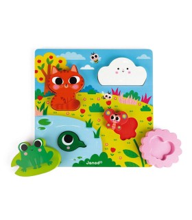 Puzzle Encajable Escondite La Naturaleza Janod