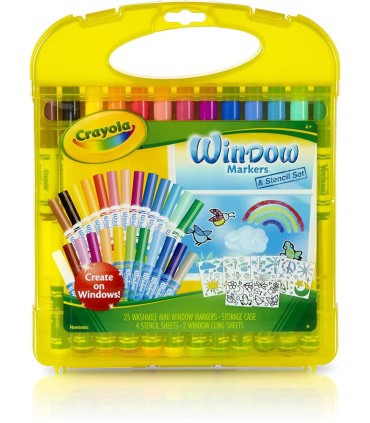 Maletín Rotuladores Para Cristal Crayola