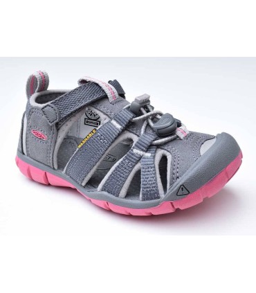 Sandalia Keen Seacamp II  Steel Grey/Rapture Pink lado d