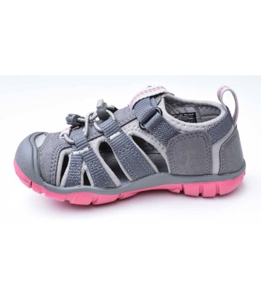 Sandalia Keen Seacamp II  Steel Grey/Rapture Pink lado