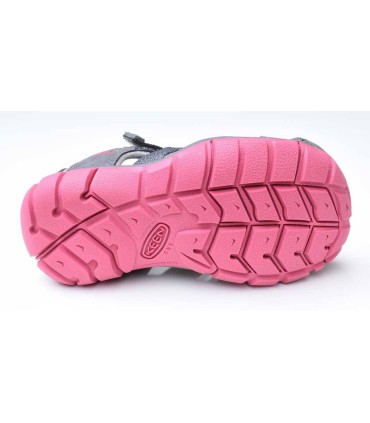 Sandalia Keen Seacamp II  Steel Grey/Rapture Pink suela