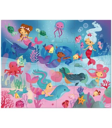 Puzzle Sirenas Janod 24 Piezas
