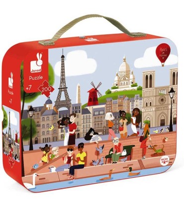 Puzzle París Janod 200 Piezas caja