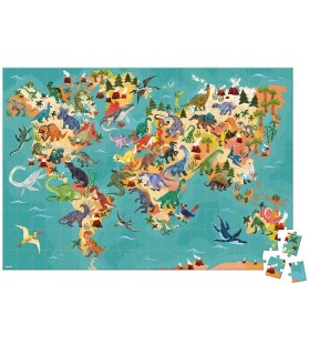 Puzzle Educativo Los Dinosaurios Janod 200 Piezas