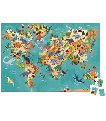Puzzle Educativo Los Dinosaurios Janod 200 Piezas