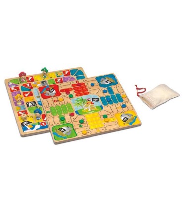 Parchís y Oca Pirata Cayro contenido