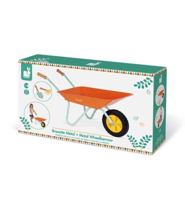 Carretilla Metálica Happy Garden Janod caja