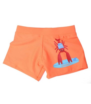 Bañador Bóxer Naranja Surf