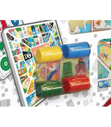 Tablero Parchís y Oca con Accesorios