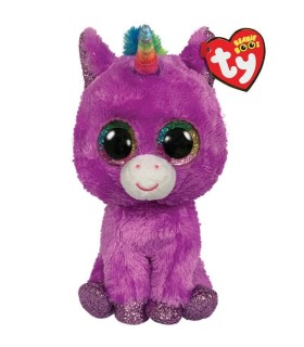 Peluche Beanie Boos Unicornio Rosette Purple 15 cm