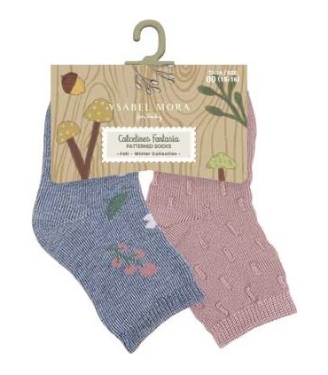 Calcetín Bebé Ysabel Mora Pack 2 presentación