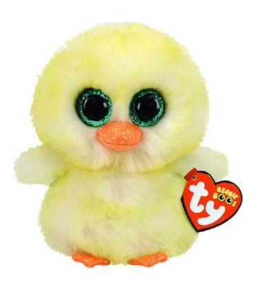 Peluche Beanie Boos Pollito Lemon Drop 24 cm
