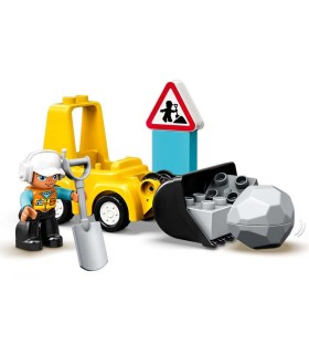 Lego Duplo Bulldócer 10930 detalle