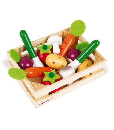 Caja 12 Verduras de Madera Janod