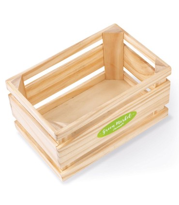Set Frutas y Verduras para Cortar de Madera Janod caja